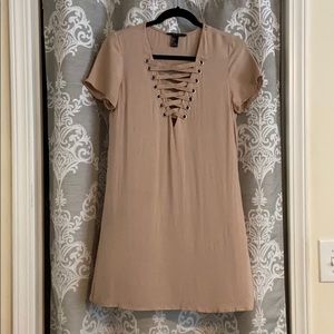 F21 Small Crisscross Front Dress